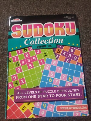 Kappa Sudoku Variety Collection Puzzle Books Magazine size - Vol 135