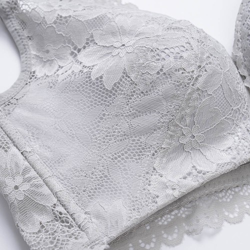 Damen BH ohne Bügel Frontöffnung Büstenhalter Unterwäsche Raffung Sexy Dessous Top - Bild 40 von 41