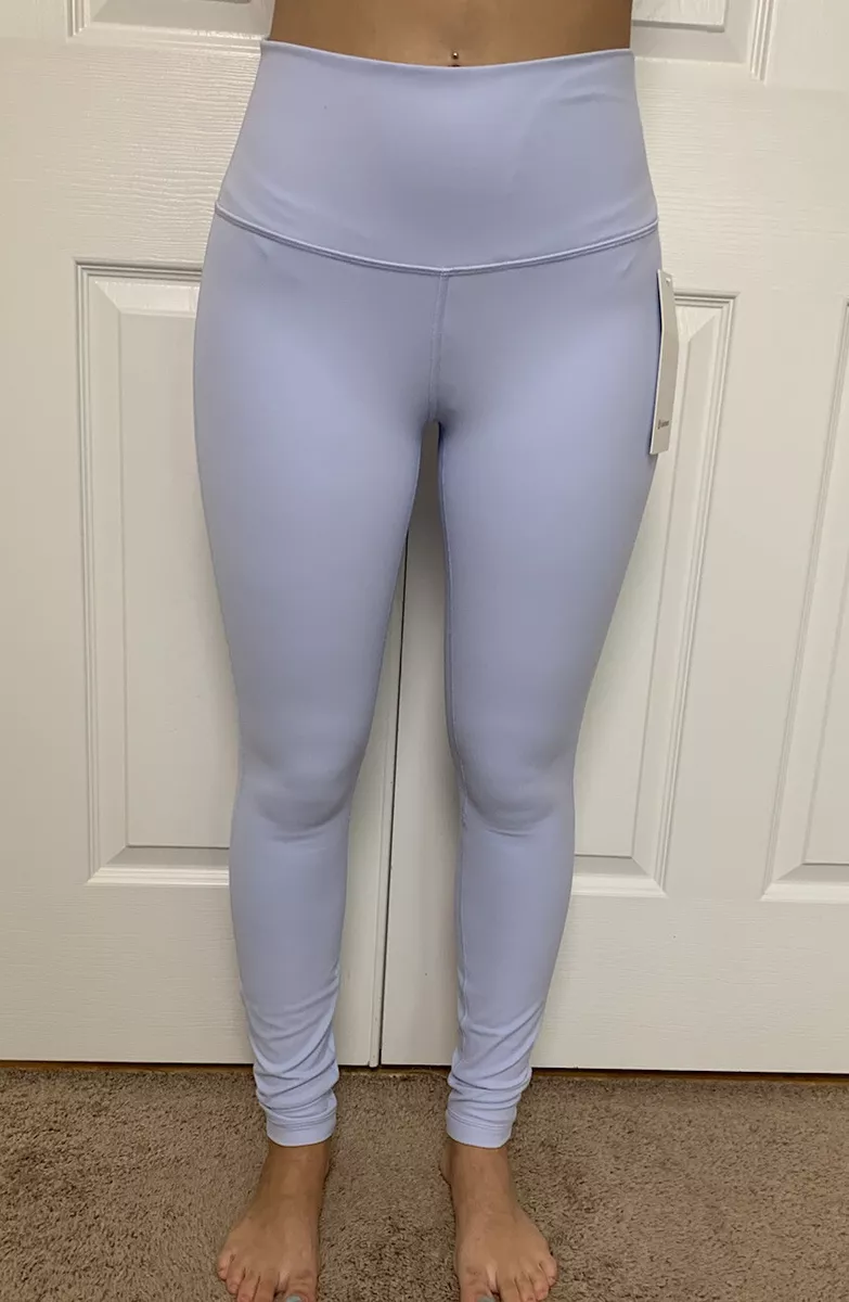 Lululemon Size 12 Align HR Pant 28” Pastel Blue PSLB Nulu Tight Soft Run  yoga