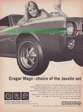 1968 American Motors Javelin SST - Cragar Mags - Choice of the Javelin set ad!