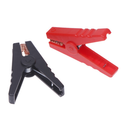 2pcs 100A Crocodile Alligator Clips Car Battery Ladegeräte isolierte Klemme 
