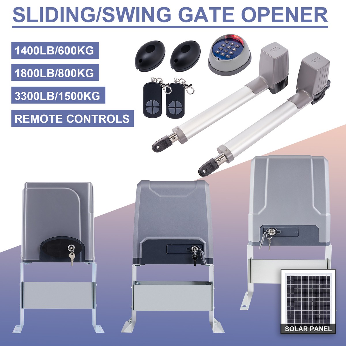 【薮太郎】Angle & Company パラゴンg411 CO-Z 40-ft Slide Universal Electric Driveway Gate Opener Kit in
