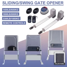 CO-Z Electric Automatic Sliding Gate Opener Operator 1400lbs Remote Control Auto