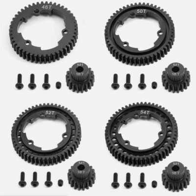 Stahl 46T 50T 52T 54T Zahnrad Motor Getriebe Für Traxxas Maxx 1/10 E-REVO 2.0