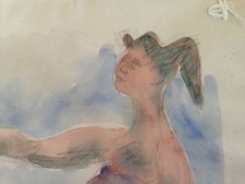 Chaim Gross pastel Modern American Master Museum Collections shop Studio TORNO