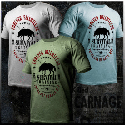 Special Forces T-shirt Military Lone Wolf POW MIA Survive Evade Resist Escape