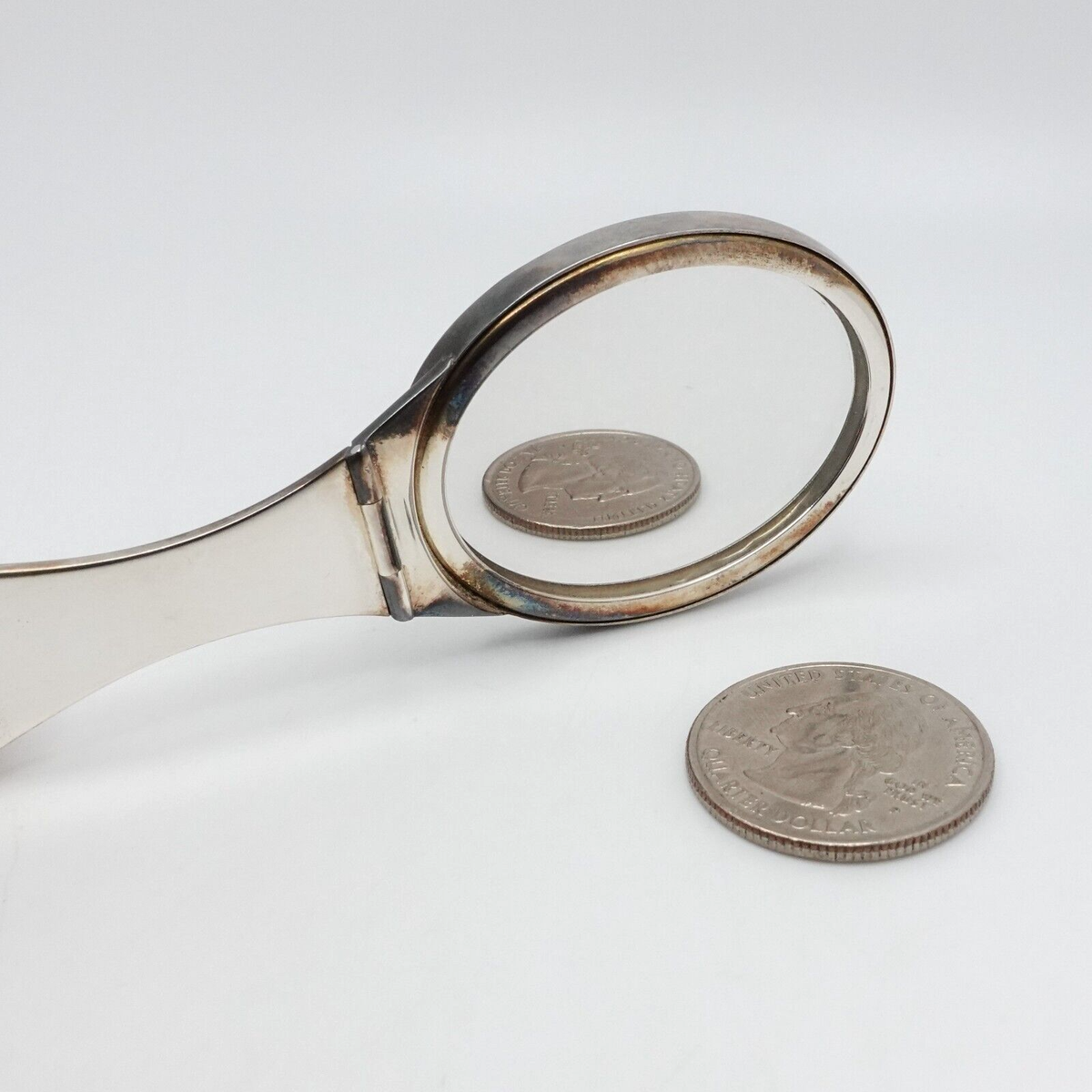 Tiffany & Co. Hand Held Folding Compact Travel Mirror 4
