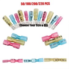 Waterproof Heat Shrink Spade Wire Connectors Electrical Crimp Terminals 50/220X