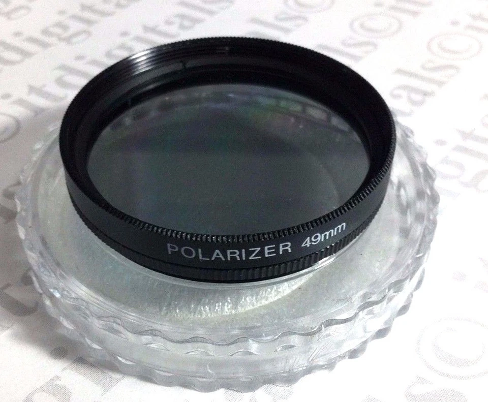 49mm PL Polarizer Polarizing Polar Pola Glass Lens Filter 49 mm Sakar Polariser - Image 3 of 3