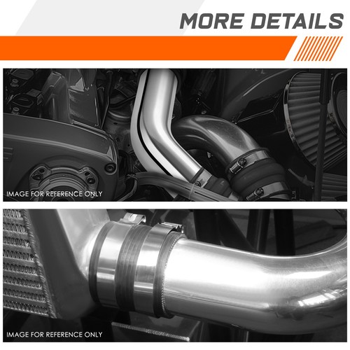 3" OD 9-Gauge Aluminum Brushed Finished 45 Degree Bend Intercooler Pipe Tube - Picture 5 of 5