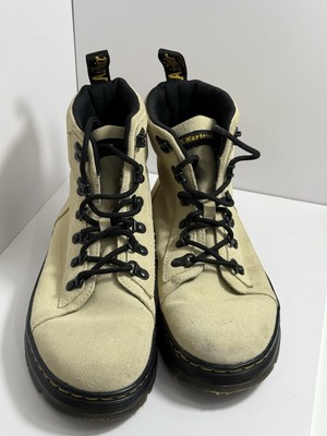 Dr.Martens Cream Boots High Suede doc martens Combs Women's Size 8 US
