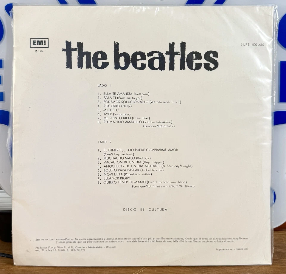 The Beatles Rare A Collection of Beatles Oldies Uruguay Import EMI SLPE 500.610 - Image 2 of 4
