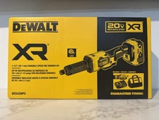 NEW DeWalt DCG426P2 20V Max* Brushless Die Grinder Kit W/2 (5ah), DCG426B