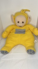 Vintage Original Jumbo 30 TELETUBBIES Yellow Laa Laa Doll Stuffed Plush Pillow