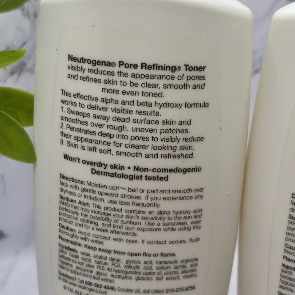 露得清毛孔精炼爽肤水 Alpha + Beta 氟基配方,8.5 液量盎司 — 第 4/4 张图片