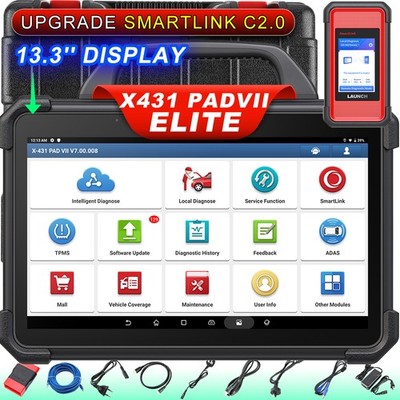 2026 LAUNCH X431 PAD VII PAD 7 ELITE OBD2 Diagnosegerät ECU Programmier Coding
