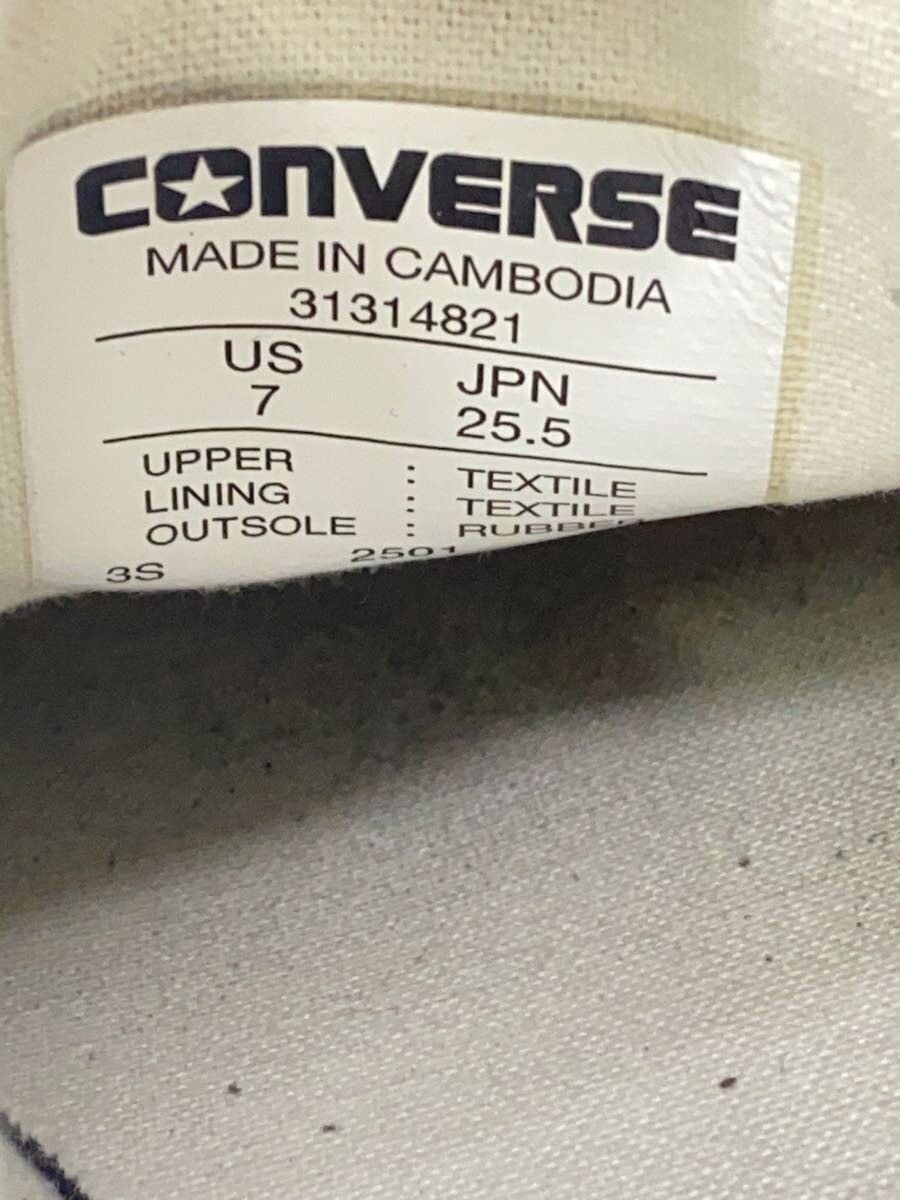 Converse Low Cut Sneakers 25.5Cm Blk Canvas 31314821 LlM35 thumbnail 5