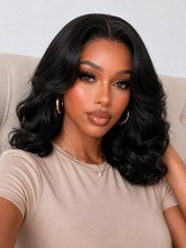 Loose Body Wave Bob Wig Human Hair 7x5 HD Lace Closure Glueless 150 Density