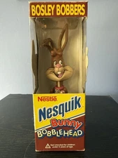 NESQUIK BUNNY Bobblehead Bosley Bobbers 2002 Nestle Quiky RARE Collectible Exc!