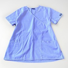 Cherokee Workwear Originals Women's V-Neck Scrub Top  4801 Lilac Purple Sz L