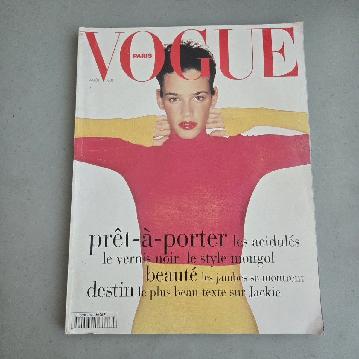 VOGUE 1994年8月号 Vintage Vogue Paris August 1994 French Fashion Magazine No.748 | eBay