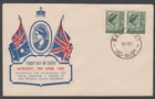 Australian Stamps.1st Day Cover.Redesign of 1½d QE11 Portrait.1950.