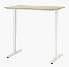 IKEA Trotten Manual hand crank Height Adjustable Standing Desk 120 x 70cm White