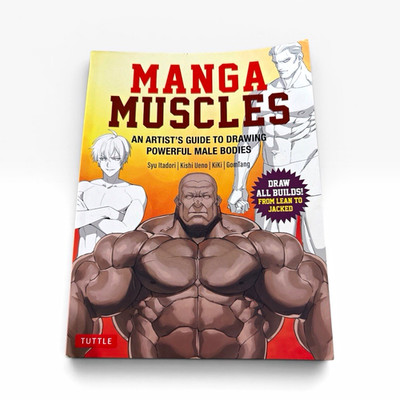 Tuttle Publishing Manga Muscles: Guide to Drawing Powerful Male Bodies PB 2025
