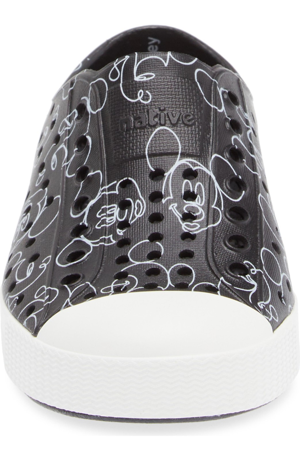 NWT Native x Disney Kids' Jefferson Print Slip-On Sneaker in Black C4