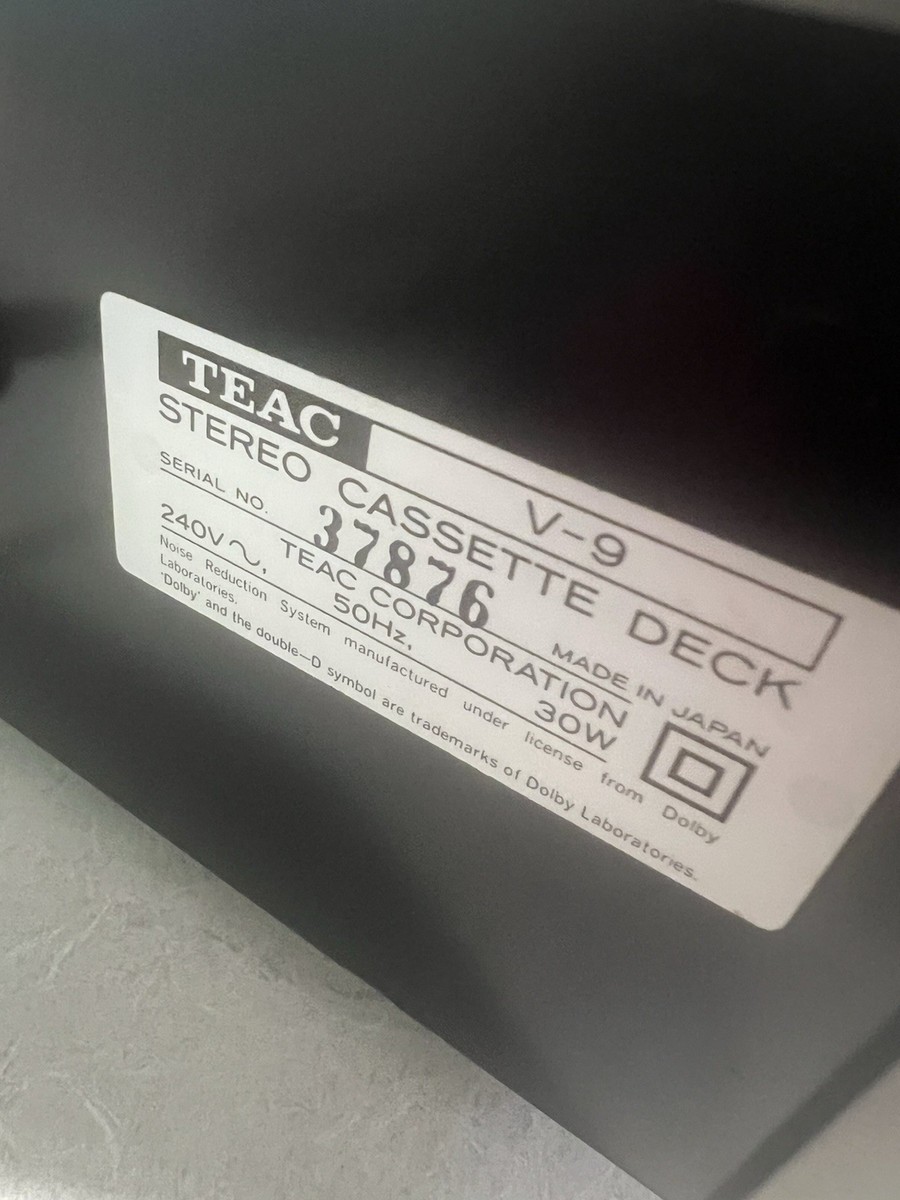 テレビ TAKE Teac V-9 Stereo Cassette Deck Vintage Made In Japan (B) | eBay