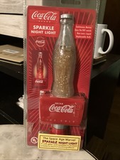 Coca-Cola Sparkle Night Light, Factory Sealed