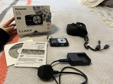 Panasonic Lumix DMC-S5 16.1MP Digital Camera - Black W/ SD & Case Used