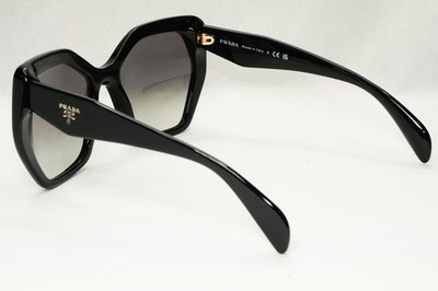 Prada Sunglasses Hexagon Black Grey Gradient Square PR16RS SPR 16R