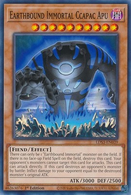 YUGIOH Earthbound Immortal Deck Complete 40 - Cards