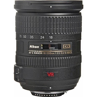 (Open Box) Nikon NIKKOR AF-S DX VR 18-200mm f/3.5-5.6G IF-ED Zoom Lens