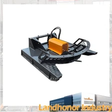 66'' Brush Cutter Mower Landhonor New Skid Steer Attachment Hydraulic Brush Hog