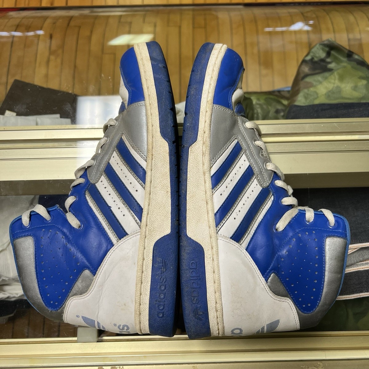 Vintage Adidas Instinct Hi Basketball Sneakers Shoes Mens 12