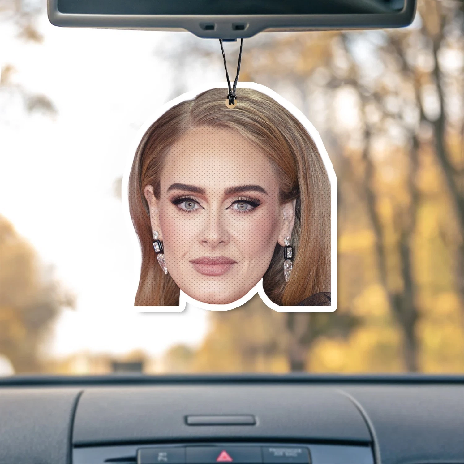 Adele Unscented Hanging Car Air Freshener Freshie