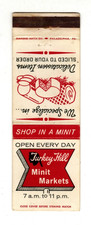 TURKEY HILL MINIT MARKETS matchbook matchcover - PENNSYLVANIA