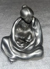 WhiteFeather Studios Figurine Navajo Indian Woman Solid Pewter