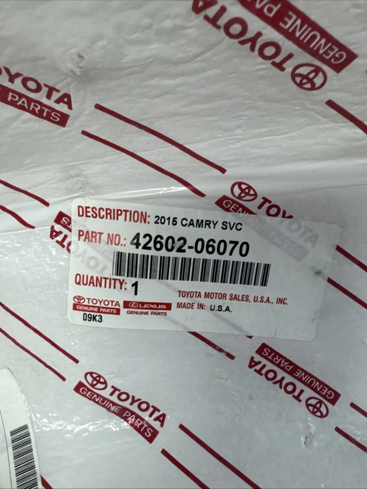 Cubierta de rueda Toyota Camry 16 pulgadas 42602-06070 15-17 nueva tapacubos de fábrica ex lx Foto 3 de 3