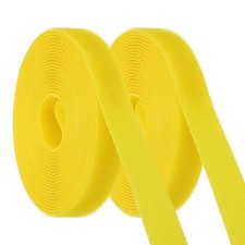 2pcs Carpet Marker Strips 0.8 Inch x 16.4 Ft, Floor Markers Nylon Strip, Yellow