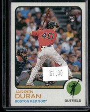 2022 Topps Heritage #211 Jarren Duran Team Name Color Swap Variation