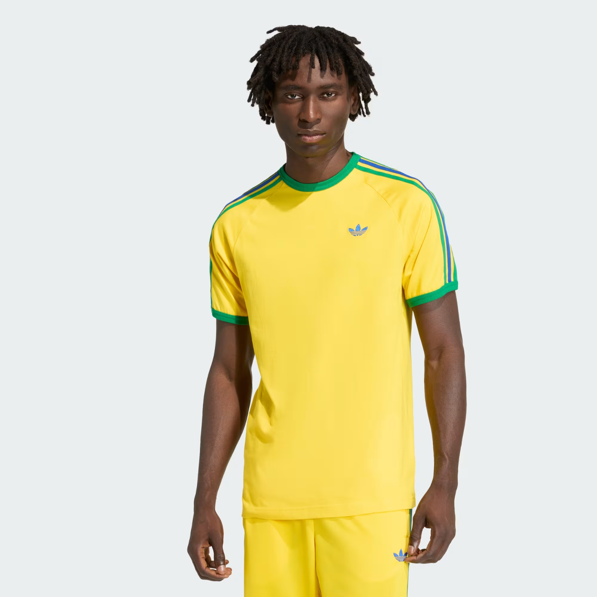 トップス sculptor Button Stripe Tee Yellow adidas Originals Men's 3-Stripes T-Shirt KC8643 | eBay