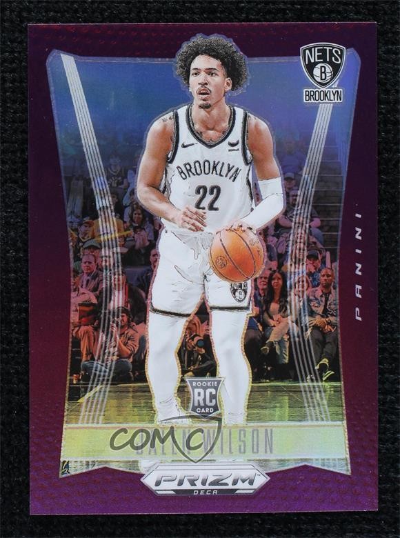 2023-24 Panini Prizm Deca Purple Prizm 53/99 Jalen Wilson #222 Rookie RC 18ms