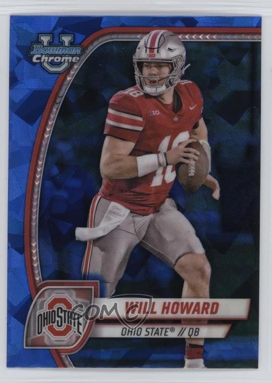 2024 Bowman U Chrome Sapphire Edition Will Howard #182 1oa8