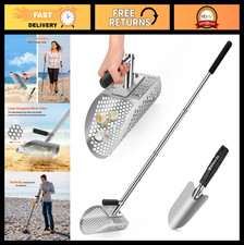 Heavy Duty Long Handle Sand Scoop  Shovel for Metal Detecting, Beach Treasure D