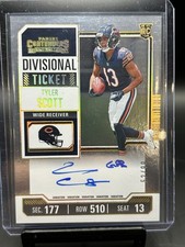 2023 Panini Contenders Autographed Tyler Scott #138 Divisional Ticket /99 (RC)