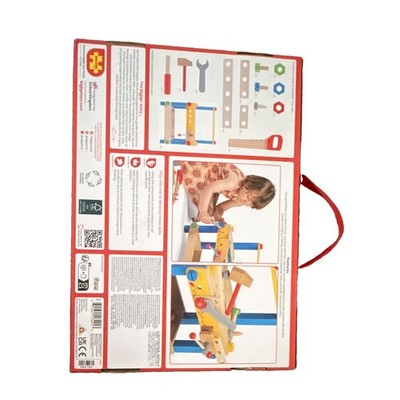 Bigjigs Meine erste Werkbank Holz Werkzeugbank Aktivitätsset, Alter 3-4 Jahre