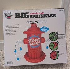 BigMouth Inc. Splash Zone 360  Spinning Big Sprinkler Red Plastic SCYS-0036